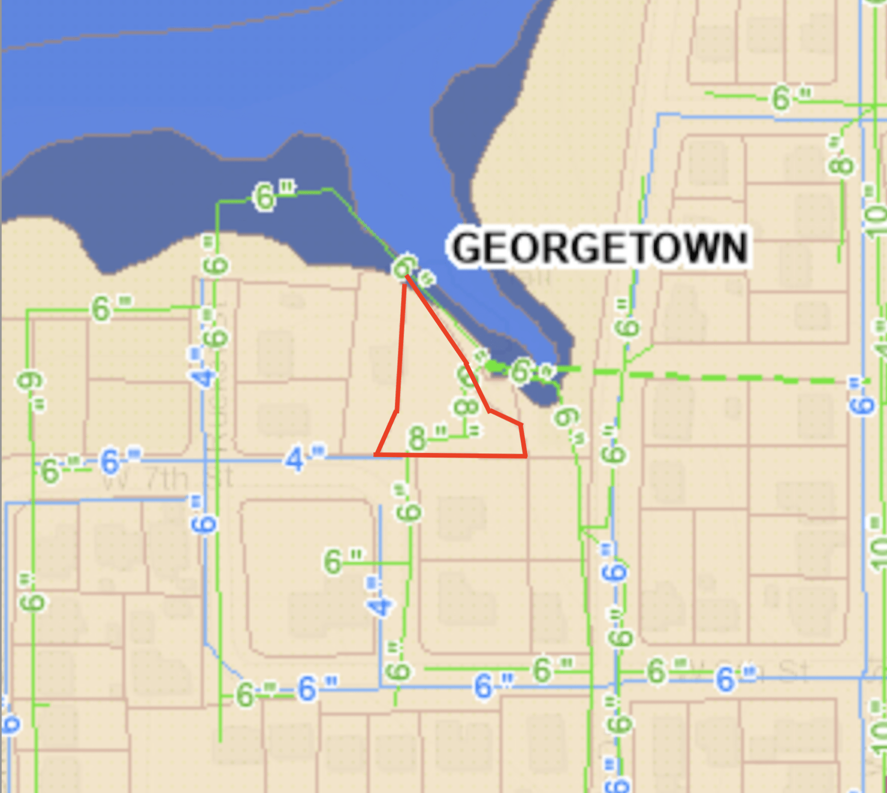 Private Greebelt lot in Georgetown