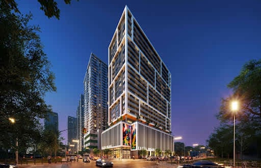 July 2024 - Construction Progressing at Excel Miami Site, Which Will Feature 424 Residential Units
