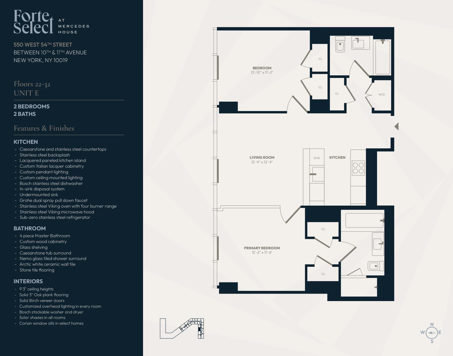 554 West 54th Street, Apt 22-E