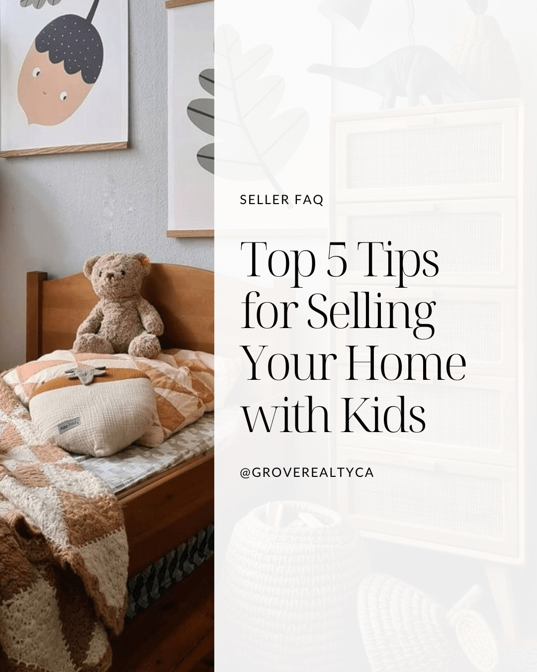 Top 5 Tips for Selling Your Home with Kids