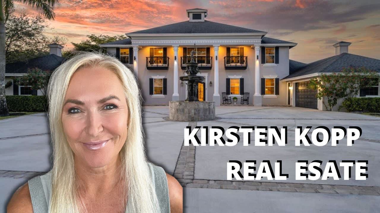 Kirsten Kopp Real Estate, luxury, residential, equestrian, and aviation real estate, Wellington, Fl