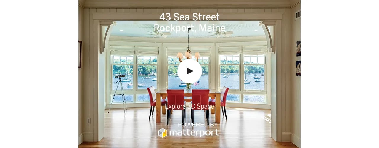 Virtual Open House – 43 Sea Street, Rockport, Maine