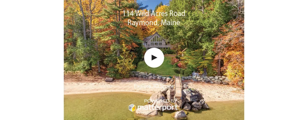 Virtual Open House – 114 Wild Acres Road, Raymond, Maine
