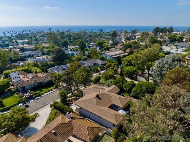 Arial shot of Upper Hermosa with ocean view