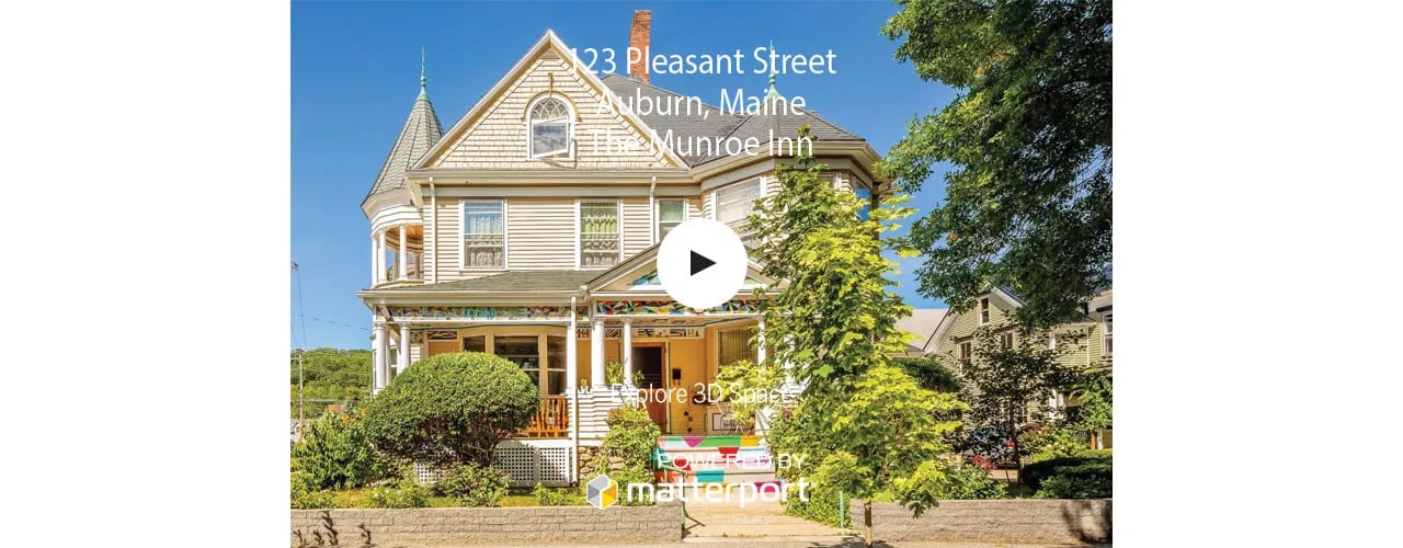 Virtual Open House – 123 Pleasant Street, Auburn, Maine – The Munroe Inn