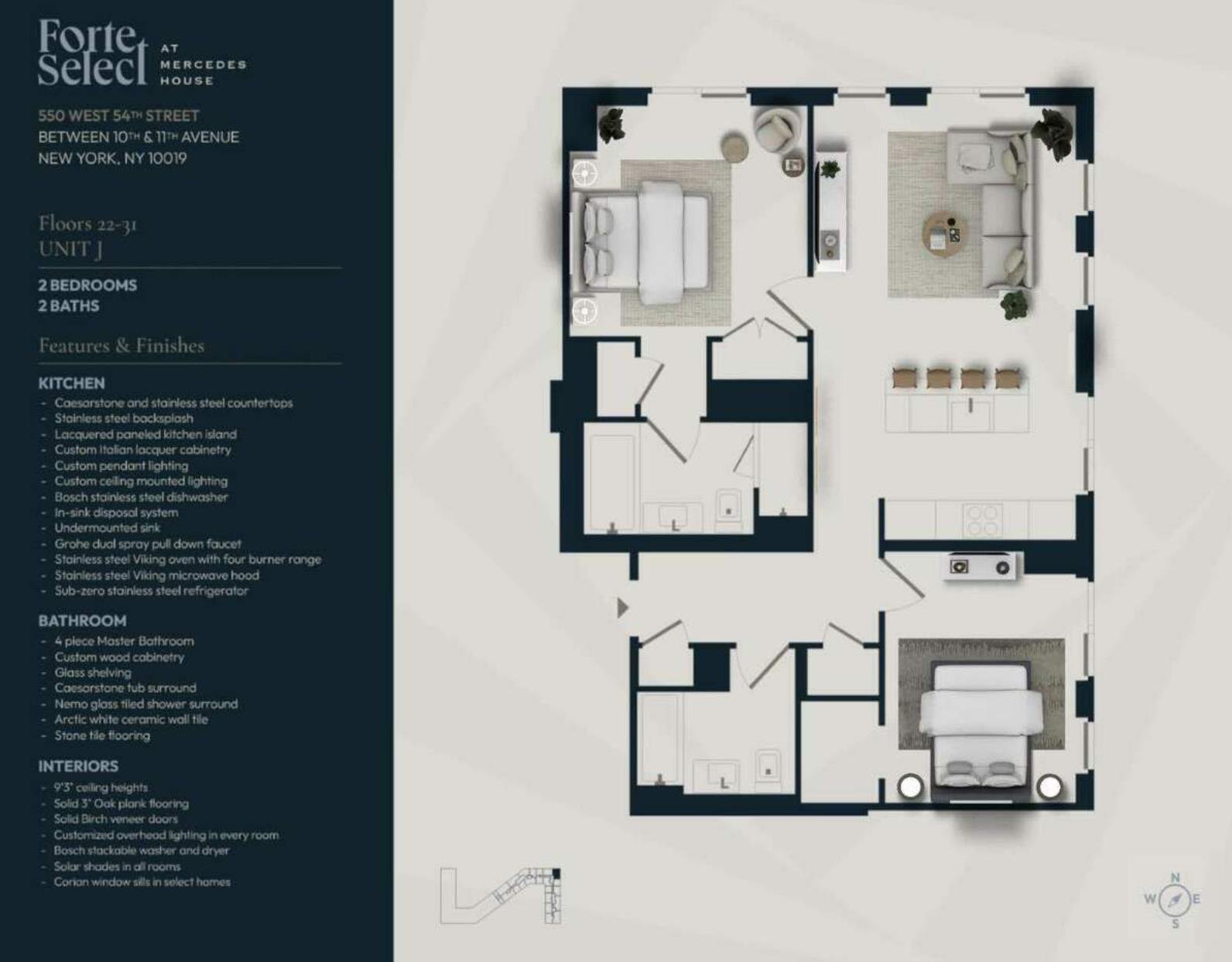554 West 54th Street, Apt 27-J