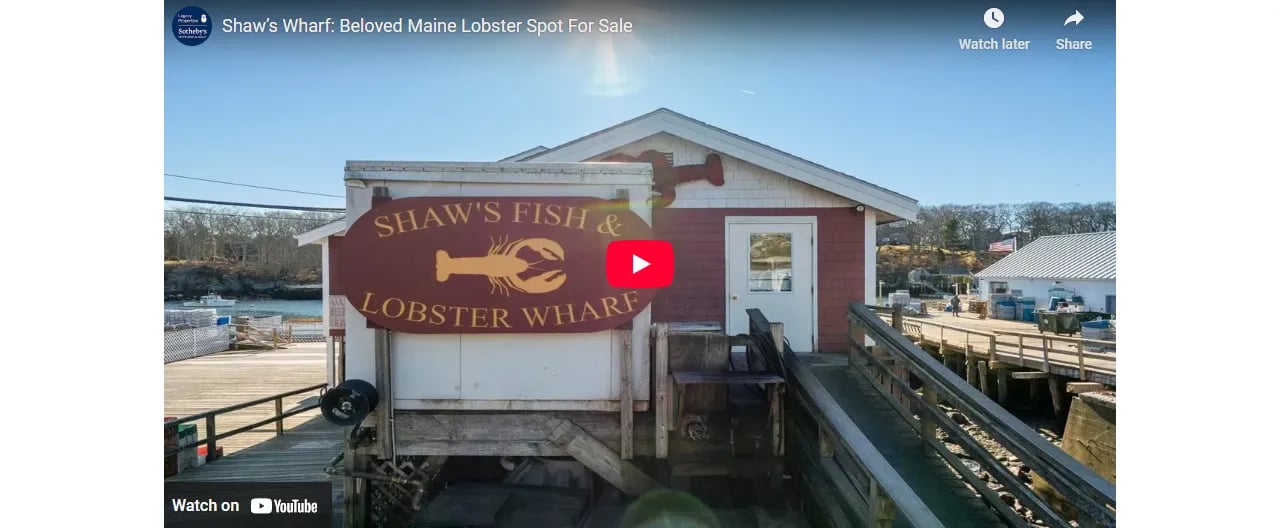 Shaw’s Wharf: Beloved Maine Lobster Spot For Sale