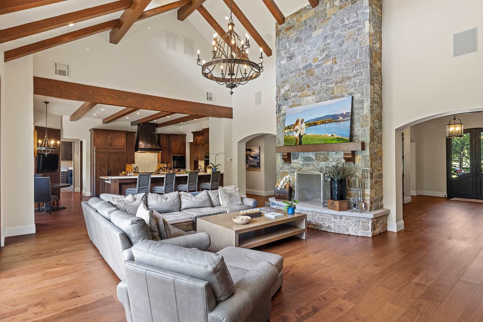 Luxurious French Country Estate - 8640 River Meadows Rd