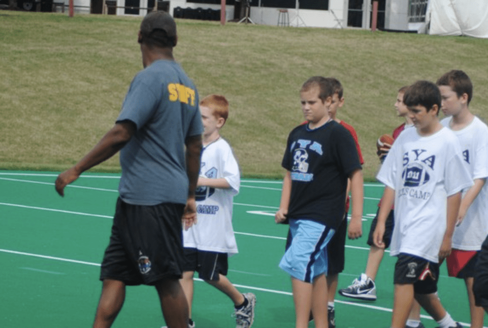 Amazing Clinic at Redskins Park for Local Youth