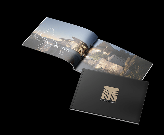 Crown Canyon Estates luxury community booklet