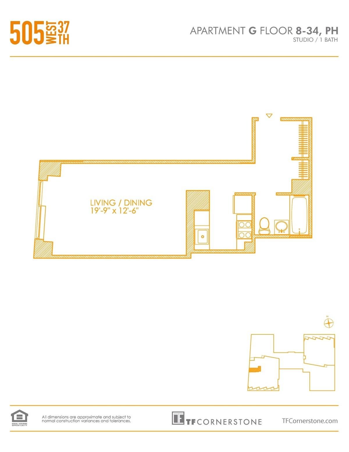 505 West 37th Street, Apt 33G