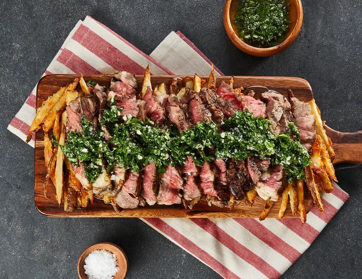 Gremolata-Topped Skirt Steak