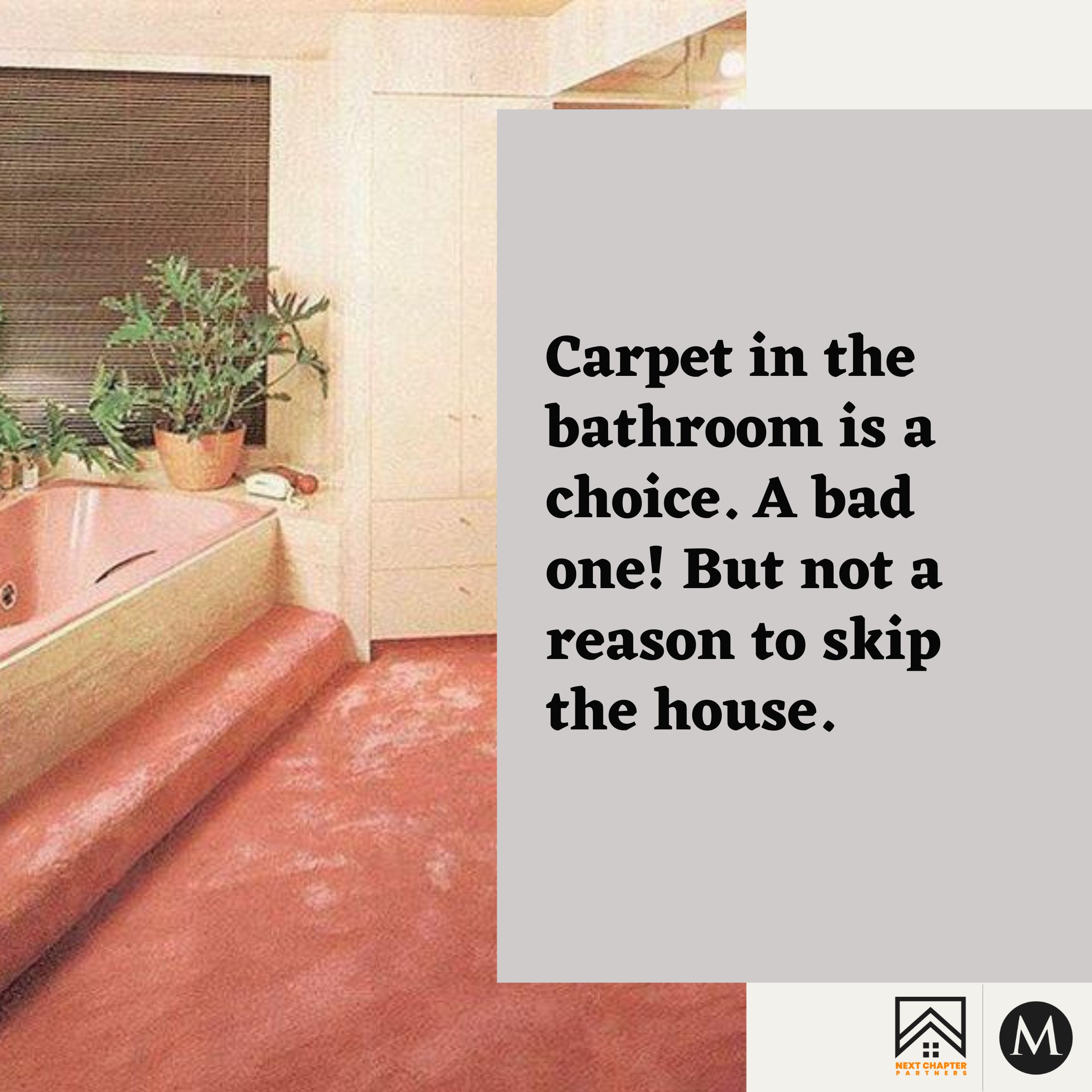Carpet In Bathroom, Home Renovations, Bathroom Renovations