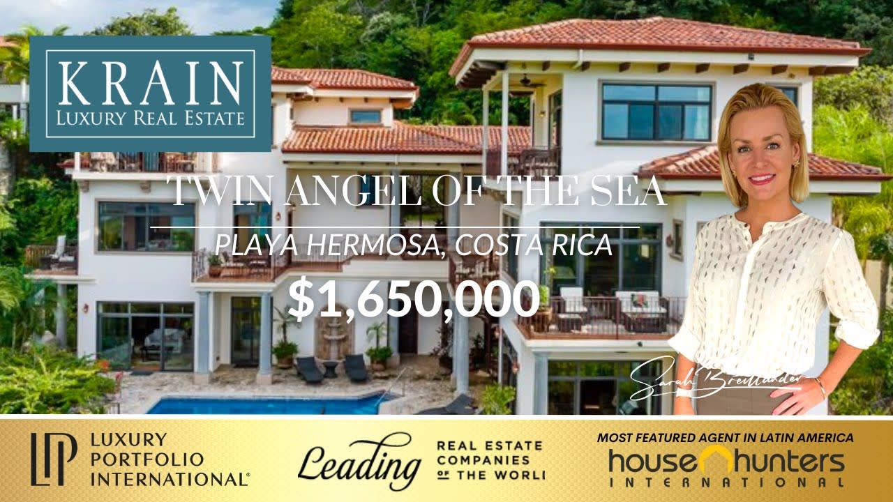 Touring This Stunning Oceanview Double Stand Alone Home in Playa Hermosa