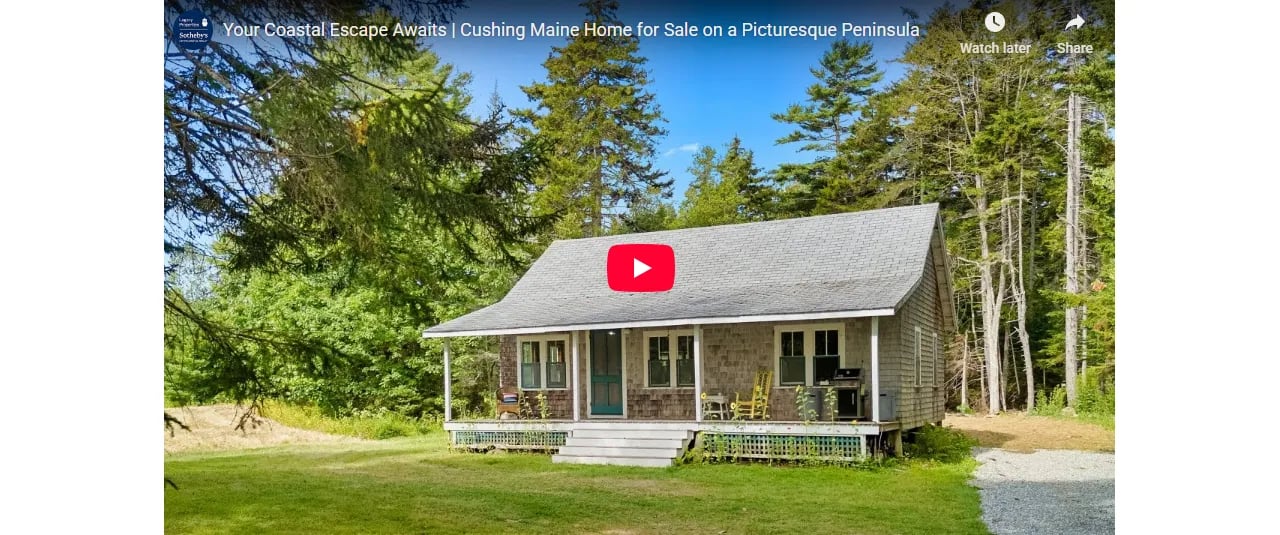 Your Coastal Escape Awaits | Cushing Maine Home for Sale on a Picturesque Peninsula