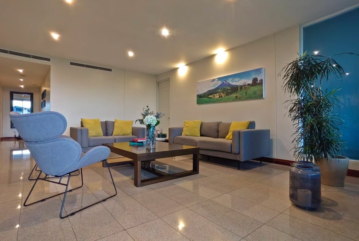 Panoramic View Single Level Condo, Escazu, San Jose