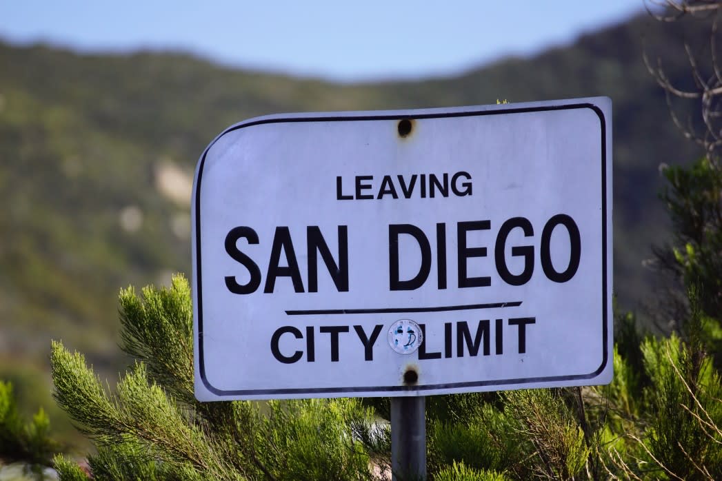 Are you done with San Diego?