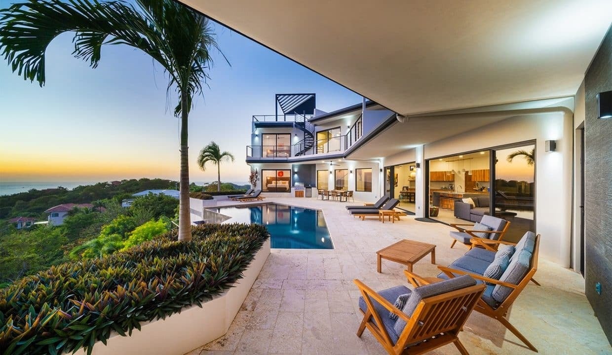 Modern Coastal Ocean View Villa, Flamingo, Guanacaste