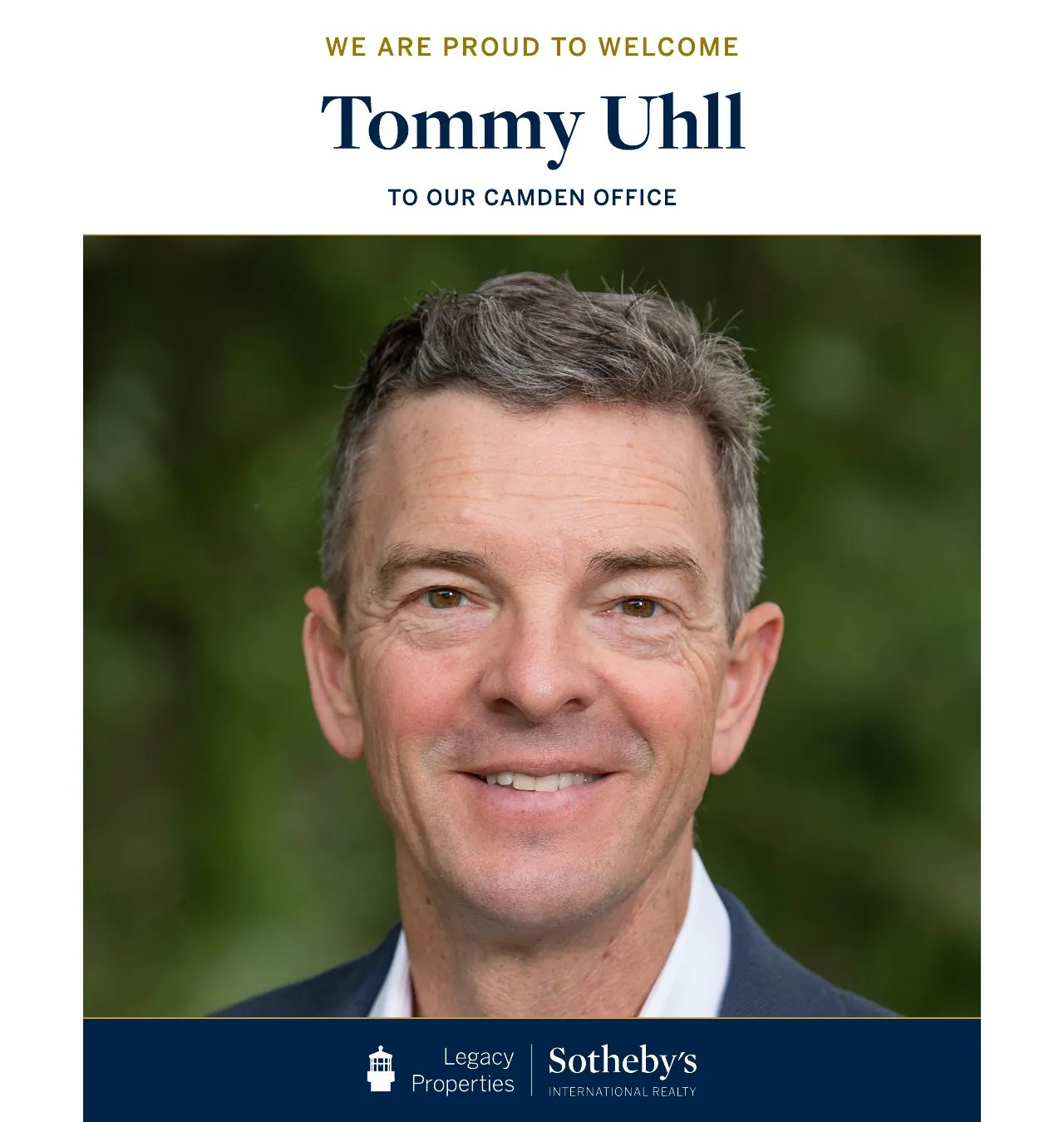 Camden Office Welcomes Tommy Uhll