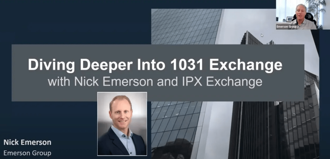 Diving Deeper into 1031 Exchanges with IPX 1031