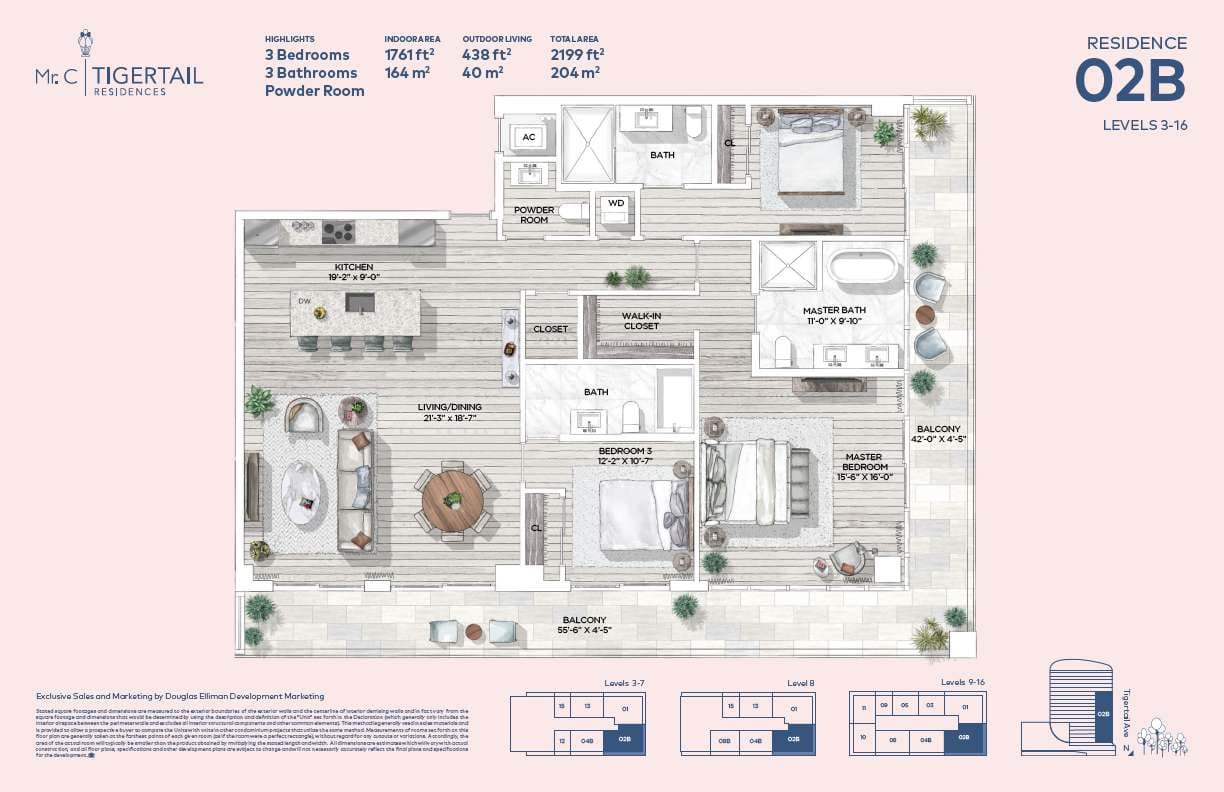 Mr. C Residences #1602B