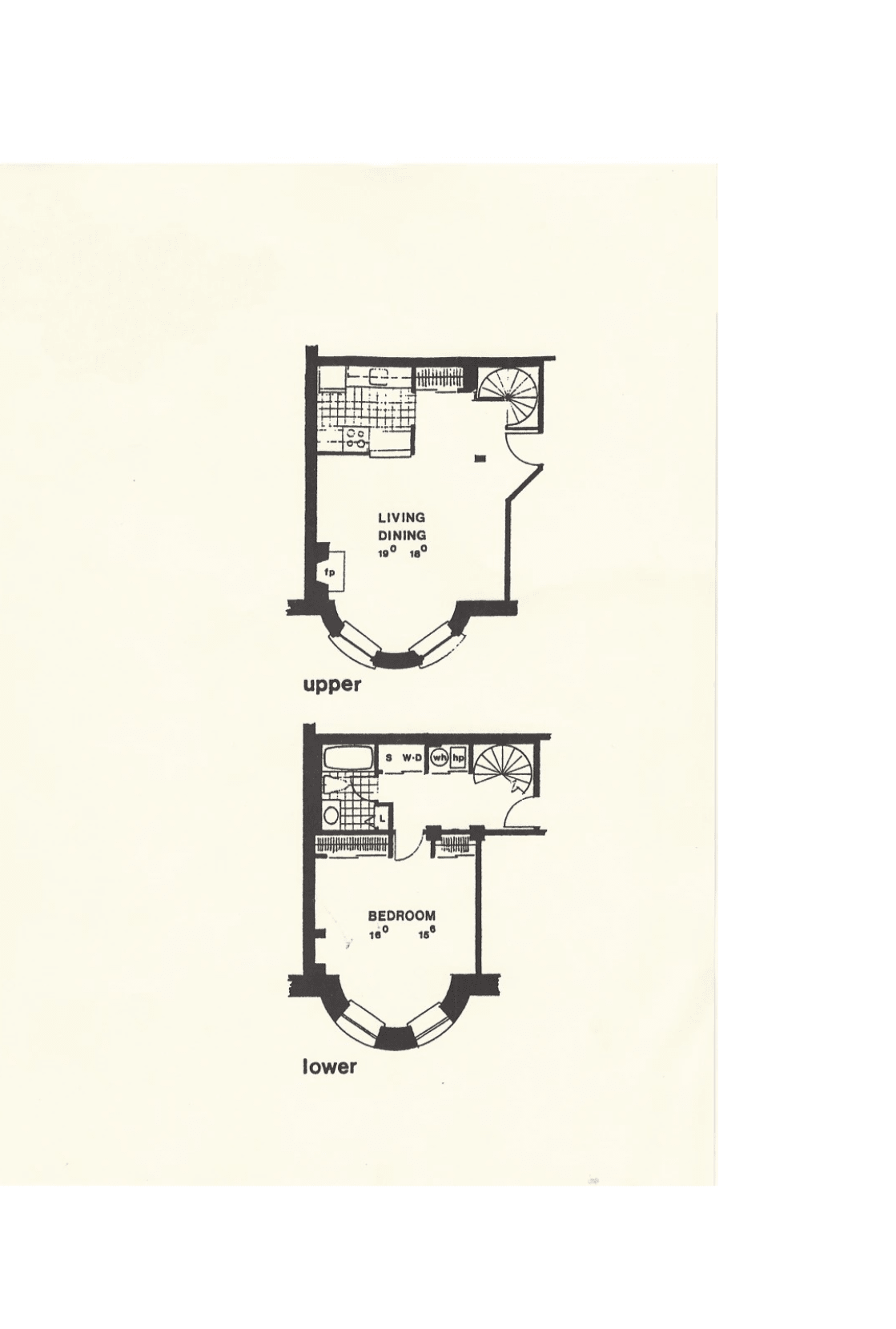 1 Bedroom Duplex