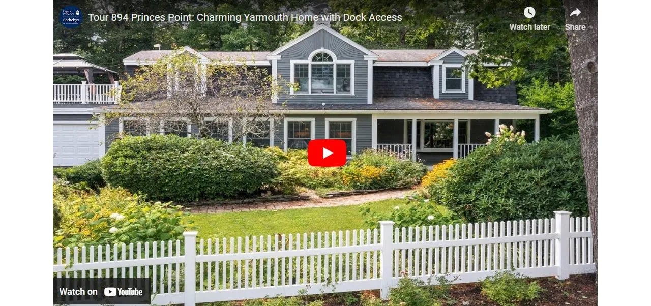 Video of The Week: Tour This Charming Yarmouth Home with Dock Access