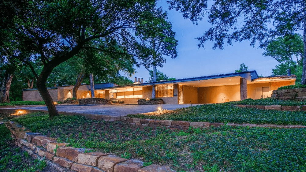 This $4 Million Midcentury Modern Time Capsule in Dallas Was Inspired by Frank Lloyd Wright