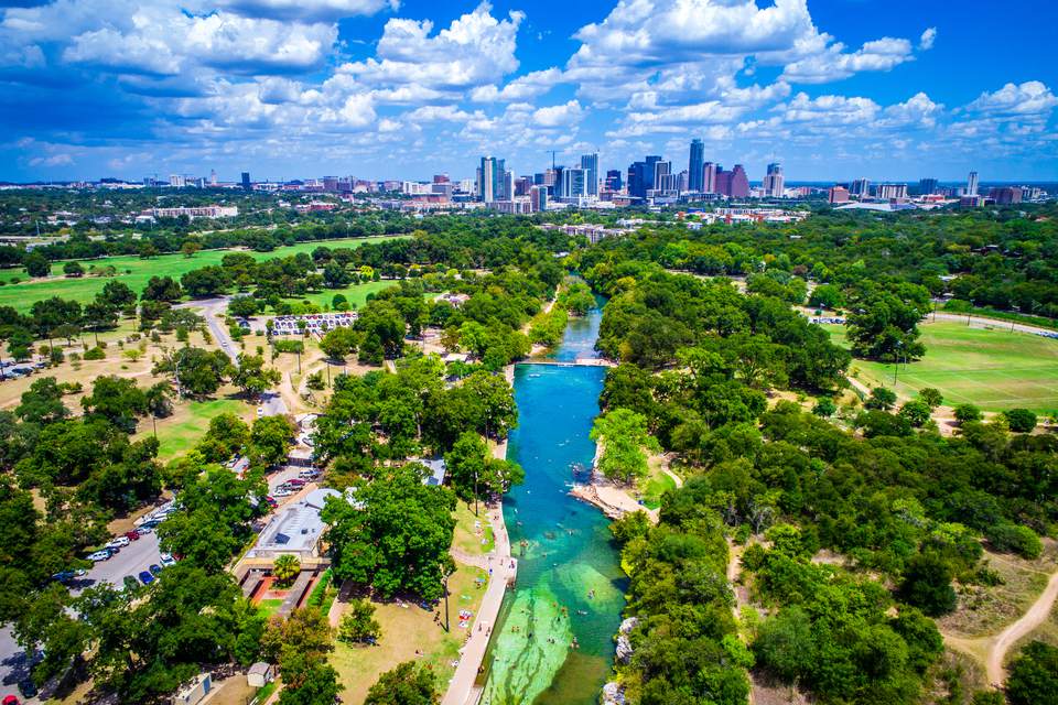 Austin Lake, Lake in Park, Austin Lake and Park, Park Lake