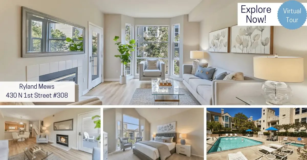 [Virtual Tour] Sunlit 3 Bed/3 Bath Offers Exceptional Space and Comfort at Ryland Mews in the Ideal Downtown Location – $875,000