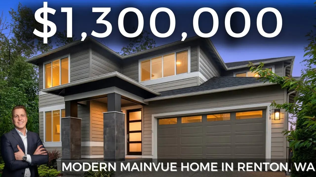 Luxurious Modern Mainvue Home In Renton, Wa - Priced To Sell At $1.3 Million