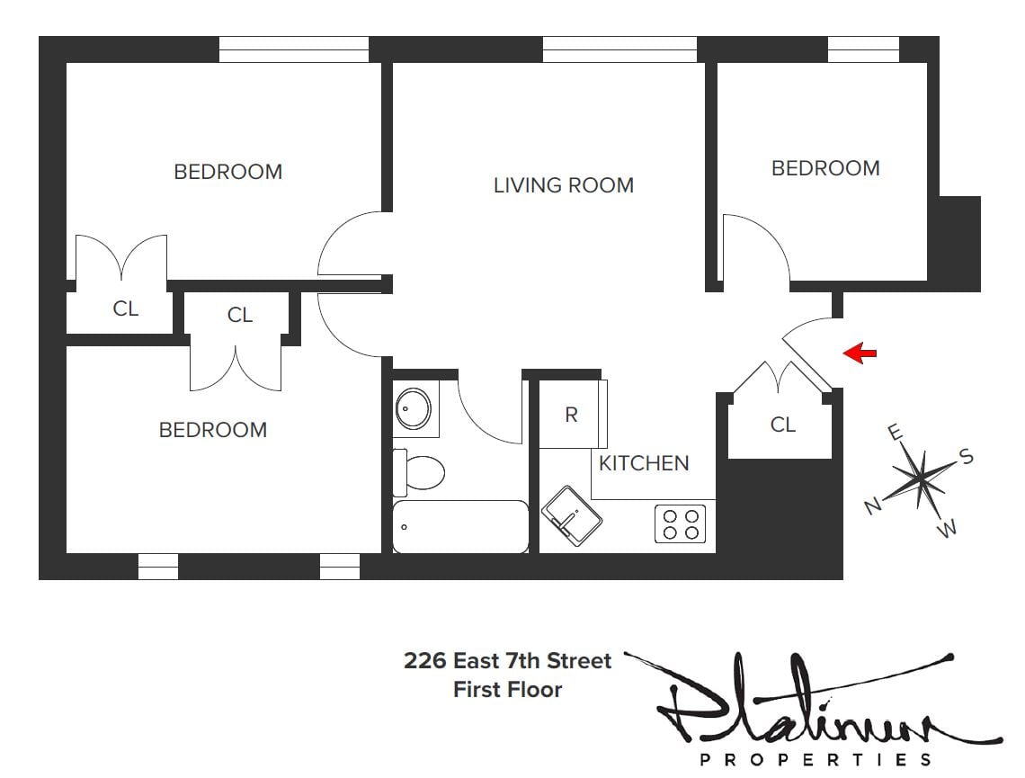 226 East 7th Street, Apt GRD