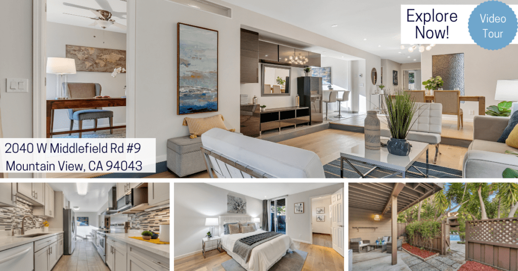 [Video] Remodeled Condo Just Listed in Mountain View- 2 Bedrooms + Separate Home Office!