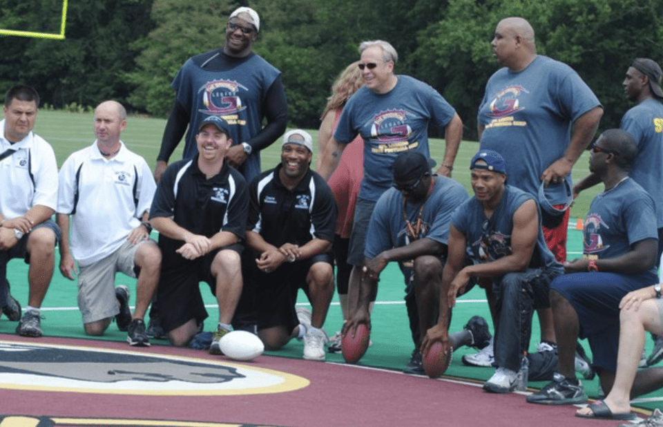 Amazing Clinic at Redskins Park for Local Youth