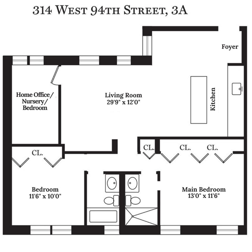 314 W 94th St, #3A