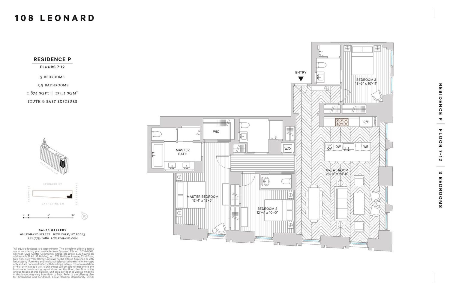 108 Leonard Street, 7P