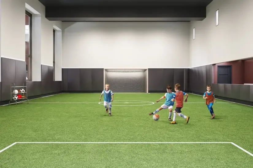 New NYC Condo Buildings Woo Sports Fans With Eye-popping Basketball And Tennis Courts, Soccer Fields, And More