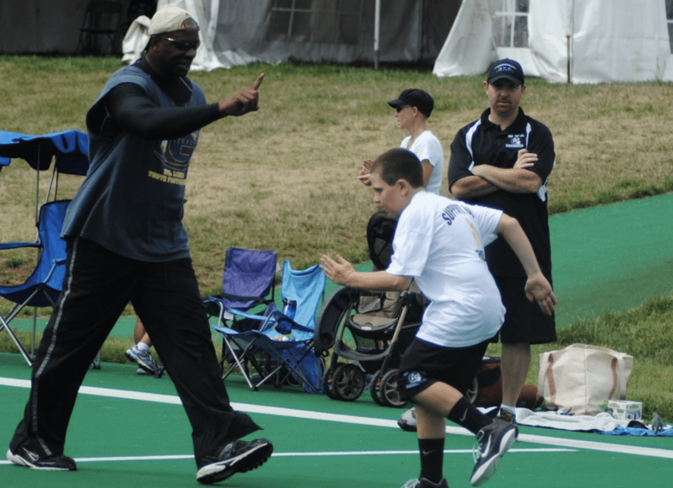 Amazing Clinic at Redskins Park for Local Youth