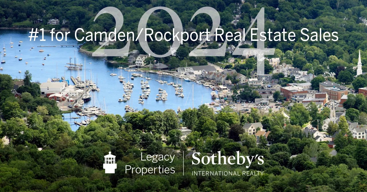 Legacy Properties Sotheby’s International Realty Ranks #1 for Camden/Rockport Real Estate Sales in 2024