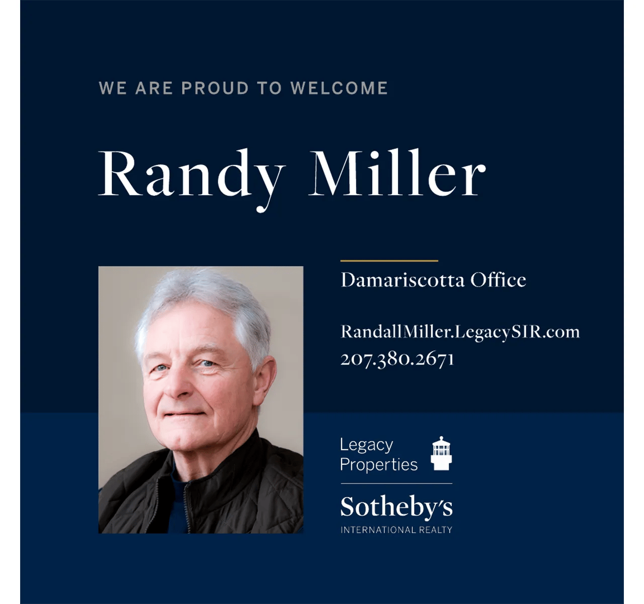 Damariscotta Office Welcomes Randy Miller