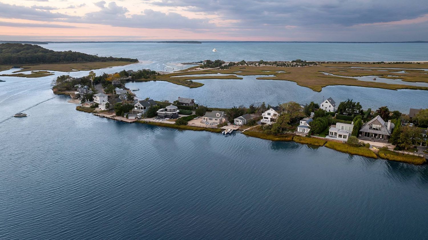Panoramic Waterfront Vistas in a Coveted Harborside Neighborhood