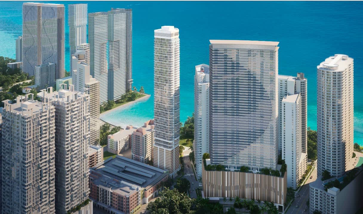 July 2024 - A 55-story tower has been proposed for Miami's Edgewater neighbourhood