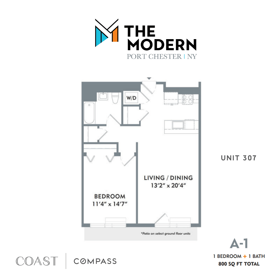 120 N Pearl St, Unit 307