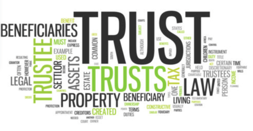 What are trust properties and considerations when selling trust properties.