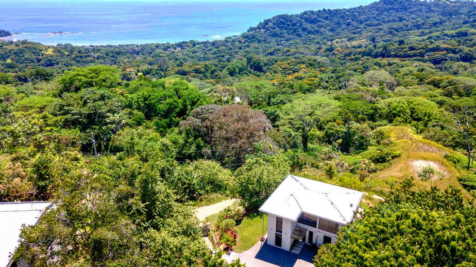 Tropical Ocean View Home with Pool in Escaleras Dominical