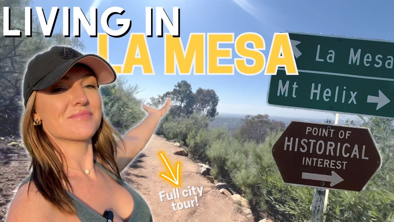 LIVING in LA MESA, CA | LA MESA VLOG TOUR | SAN DIEGO SUBURB | SAN DIEGO Real Estate