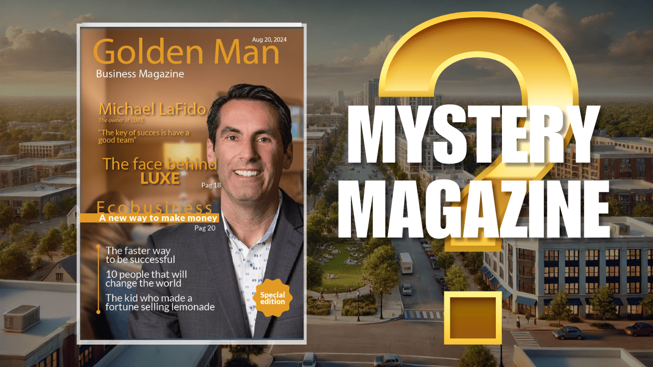 Exciting Mystery Announcement: Michael LaFido to Feature on Major Magazine Cover! 