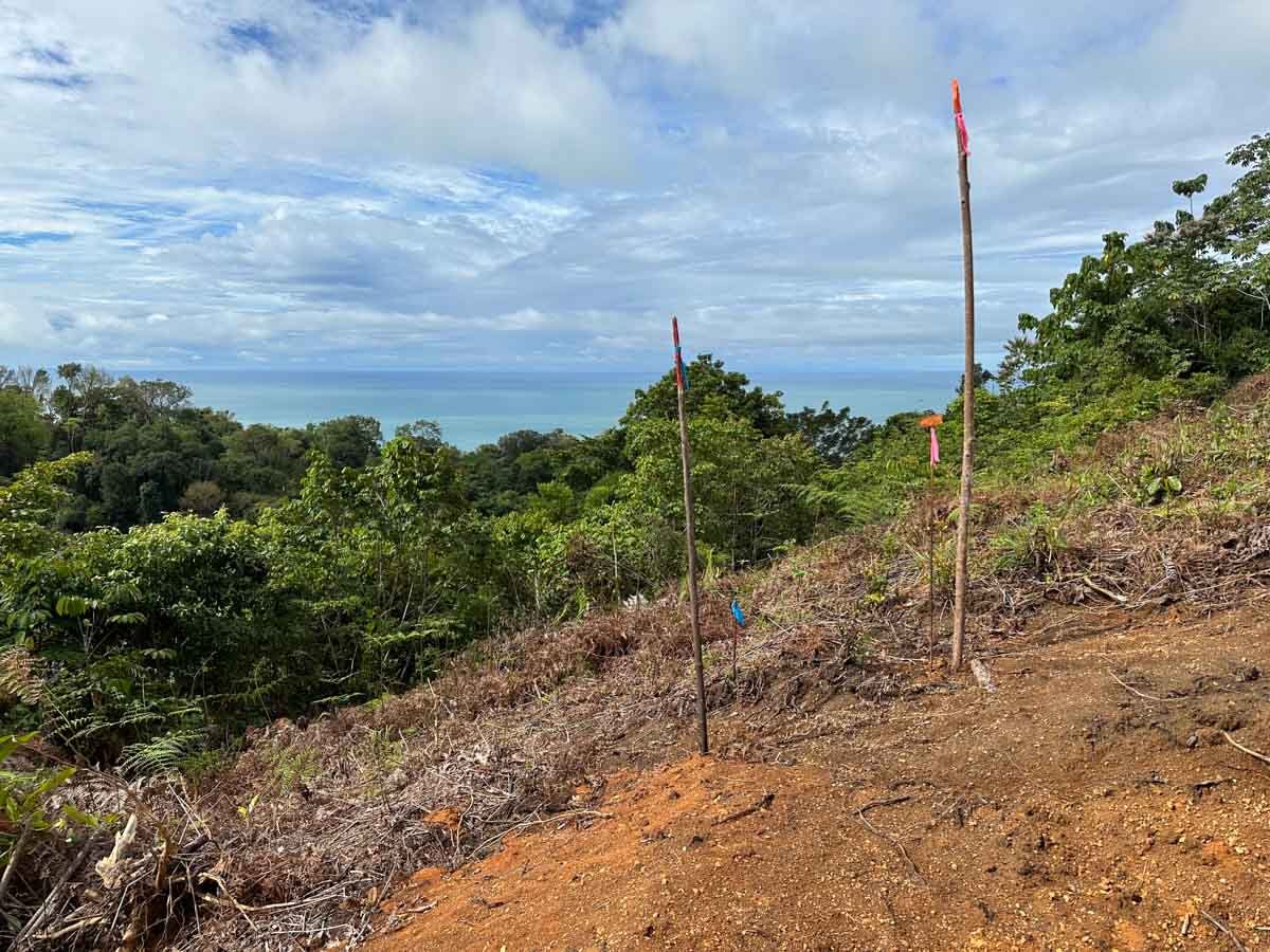 Ocean view, immaculately prepared, jungle and river lot in Ojochal. Ready To Build!.