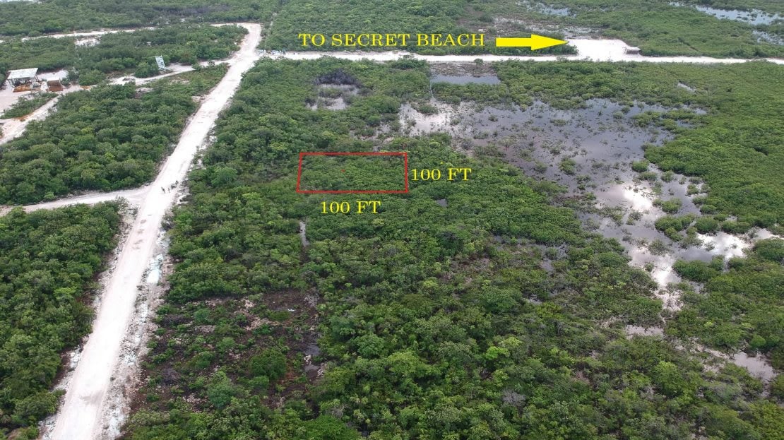 Prime Corner Lot on Main Road to Secret Beach, Belize – Your Gateway to Paradise!