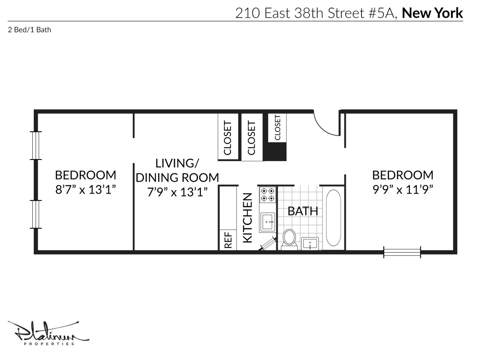 210 East 38th Street, Apt 5A